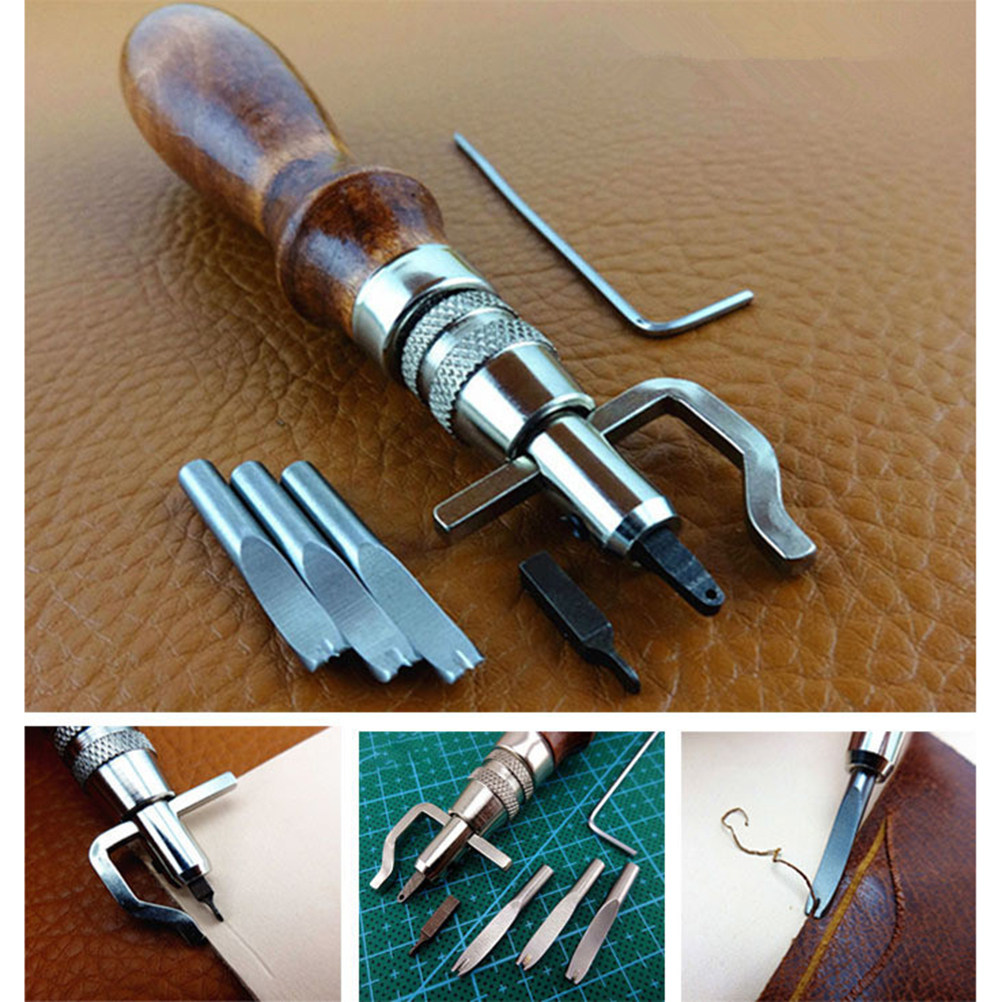 7Pcs Craft Tools Set Stitching - Groover Stitching Tool ulasan dan harga
