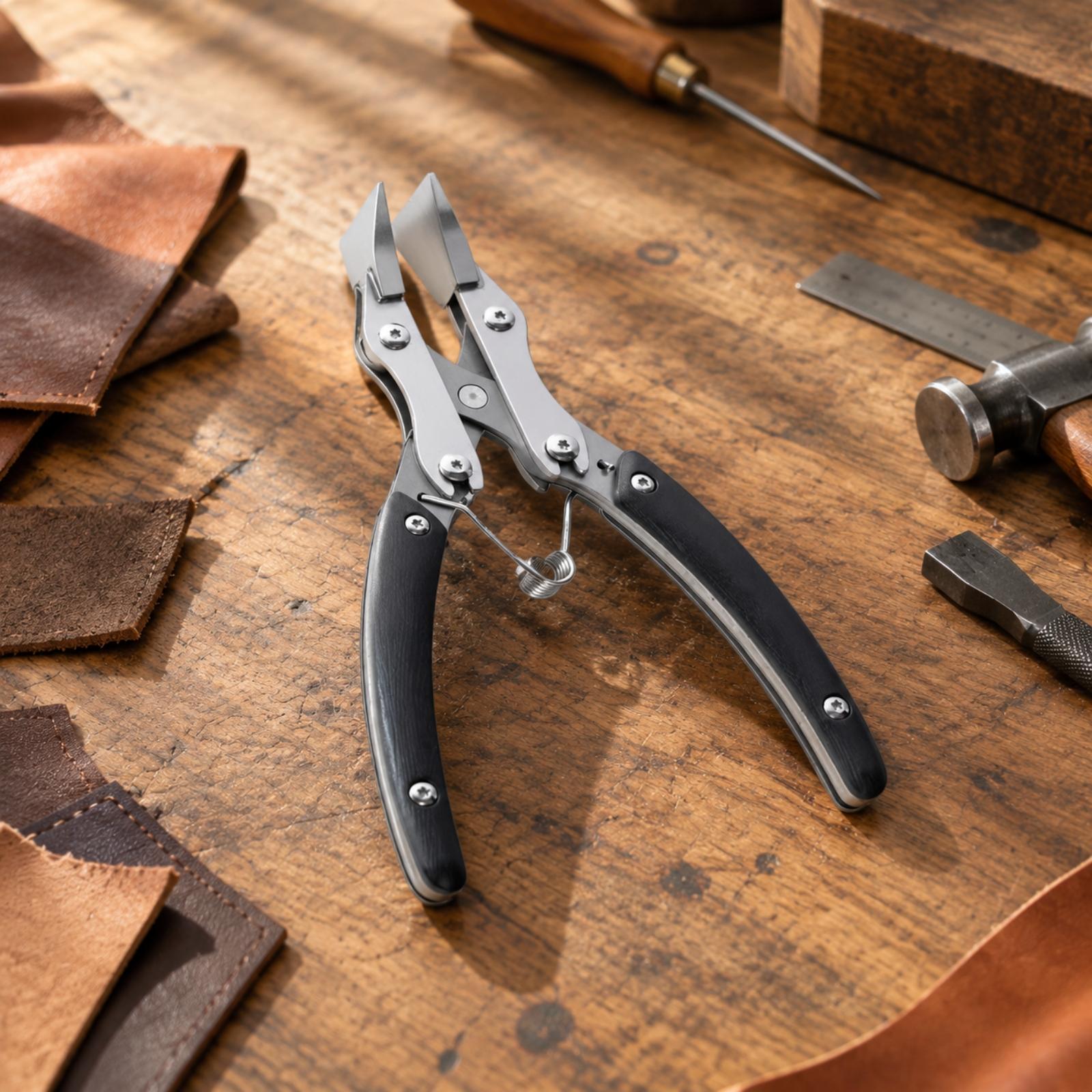 Flat Nose Pliers Leather Craft - Leatherwork Hand Press ulasan dan harga