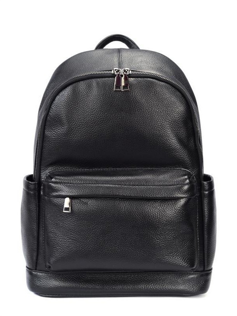 Man Genuine Leather Travel Bac - Leather Work Rucksack Mens ulasan dan harga
