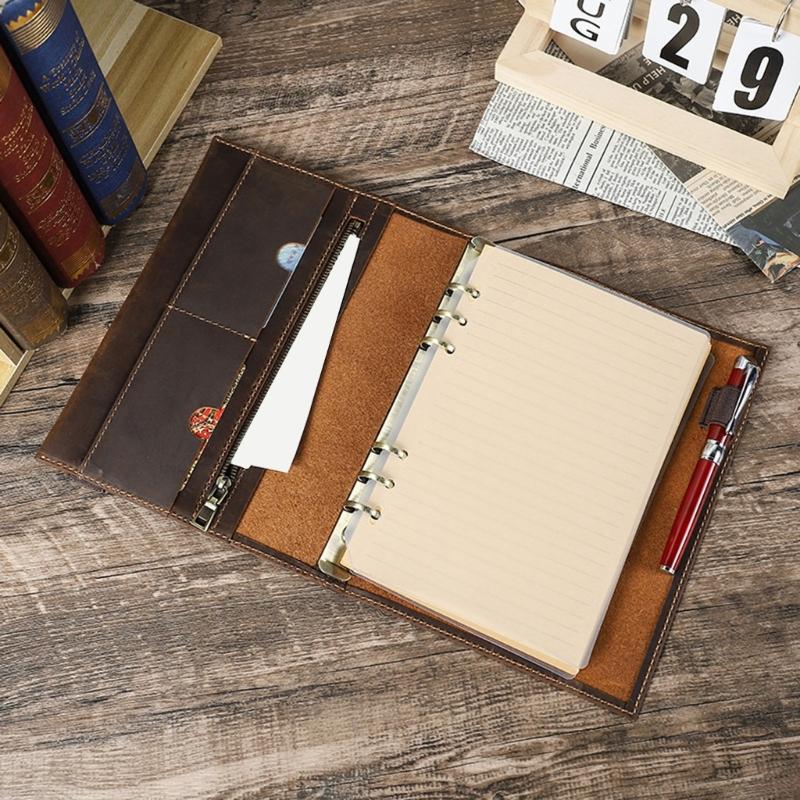 Journal Cover with Genuine Lea - Leather Work Diary Covers ulasan dan harga
