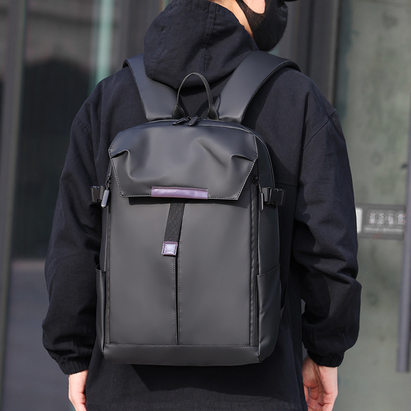 Waterproof Pu Leather Business - Leather Work Rucksack Mens ulasan dan harga