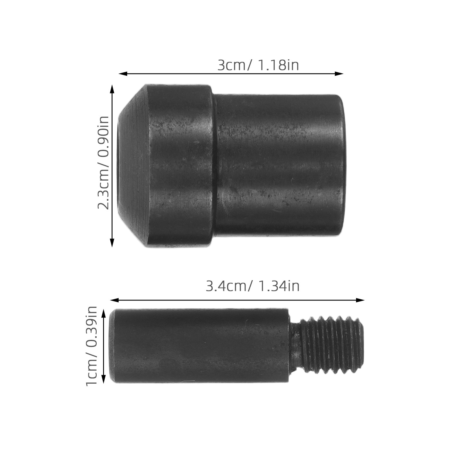 2Pcs Rivet Setter Punch Dies M - Leatherwork Hand Press ulasan dan harga
